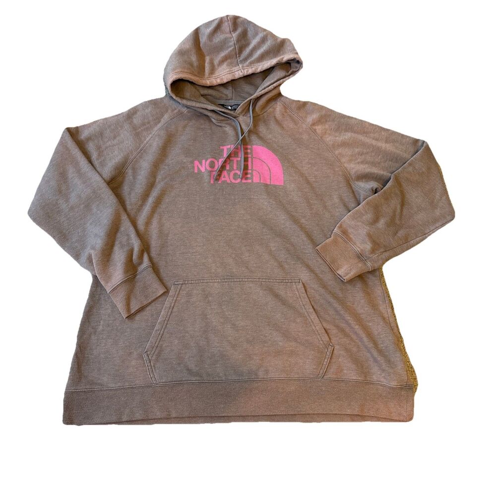 The North Face Pullover Multicolor Hoodie Womens XXL Breast Cancer Read Descrip